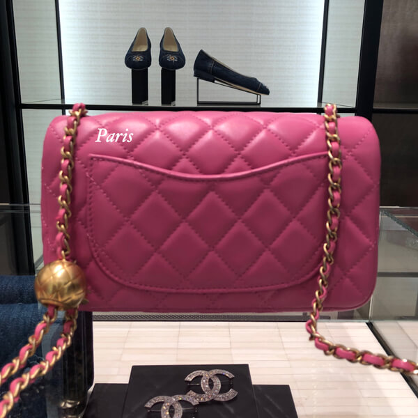 20SS!シャネルスーパーコピー大人可愛い フラップバッグ AS1787 ROSE G金具 (52637718)